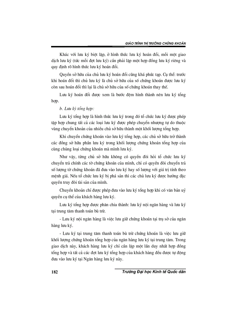 image for page Chương 7 Lưu ký đăng ký và thanh toán bù trừ chứng khoán