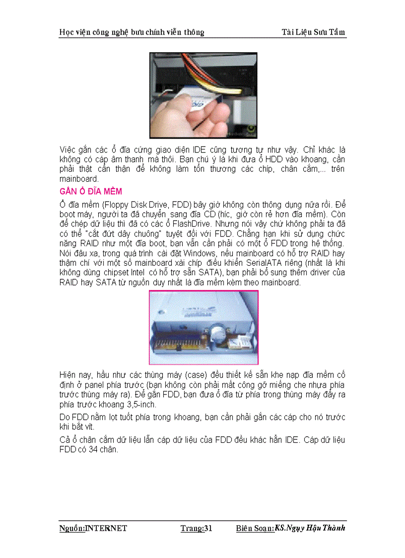 image for page Những điều cần biết khi lắp ráp máy tính