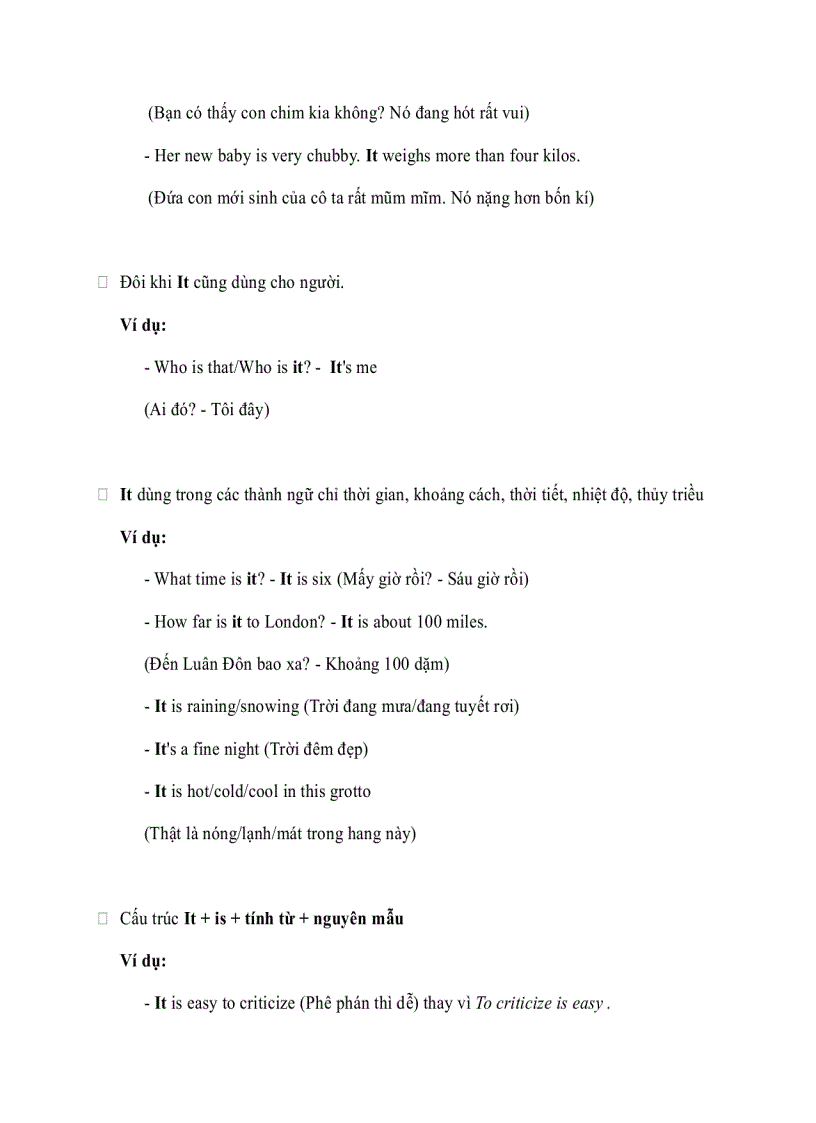 image for page Ngữ pháp Tiếng Anh thông dụng ĐẠI TỪ NHÂN XƯNG