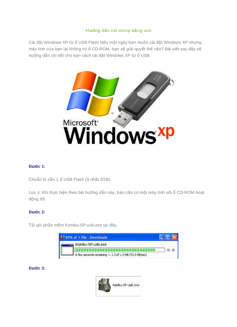 image for page Hướng dẫn cài winxp bằng usb
