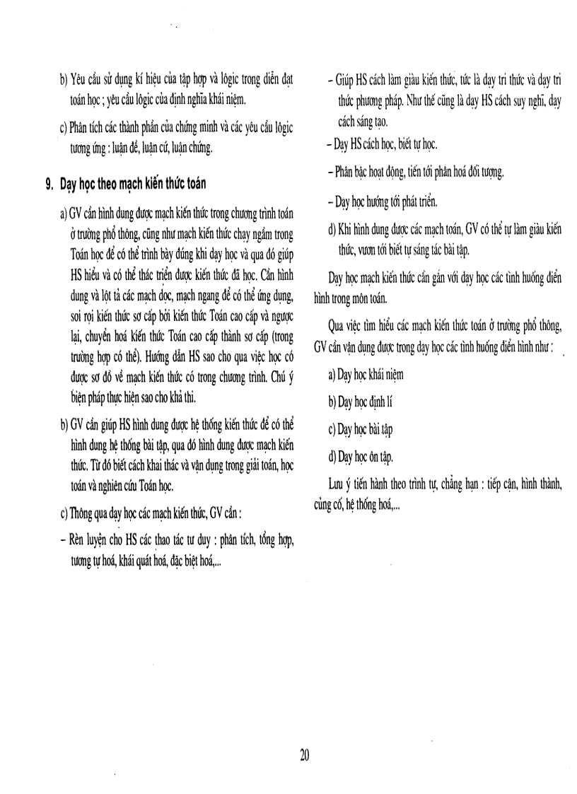 image for page Hướng dẫn thực hiện chuẩn kiến thức kĩ năng TOÁN 12