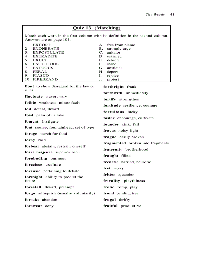 image for page Vocabulary 4000 the 4000 words essential for an ed ucated vocabulary 1