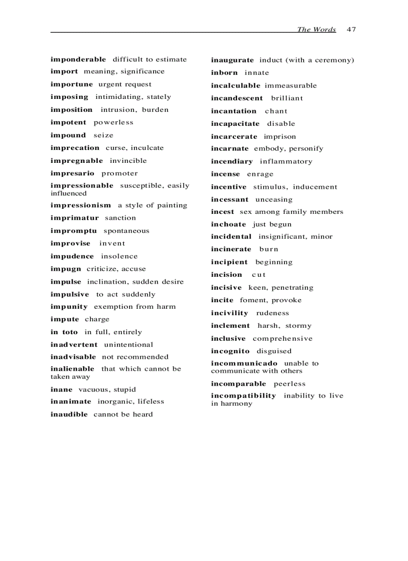 image for page Vocabulary 4000 the 4000 words essential for an ed ucated vocabulary 2