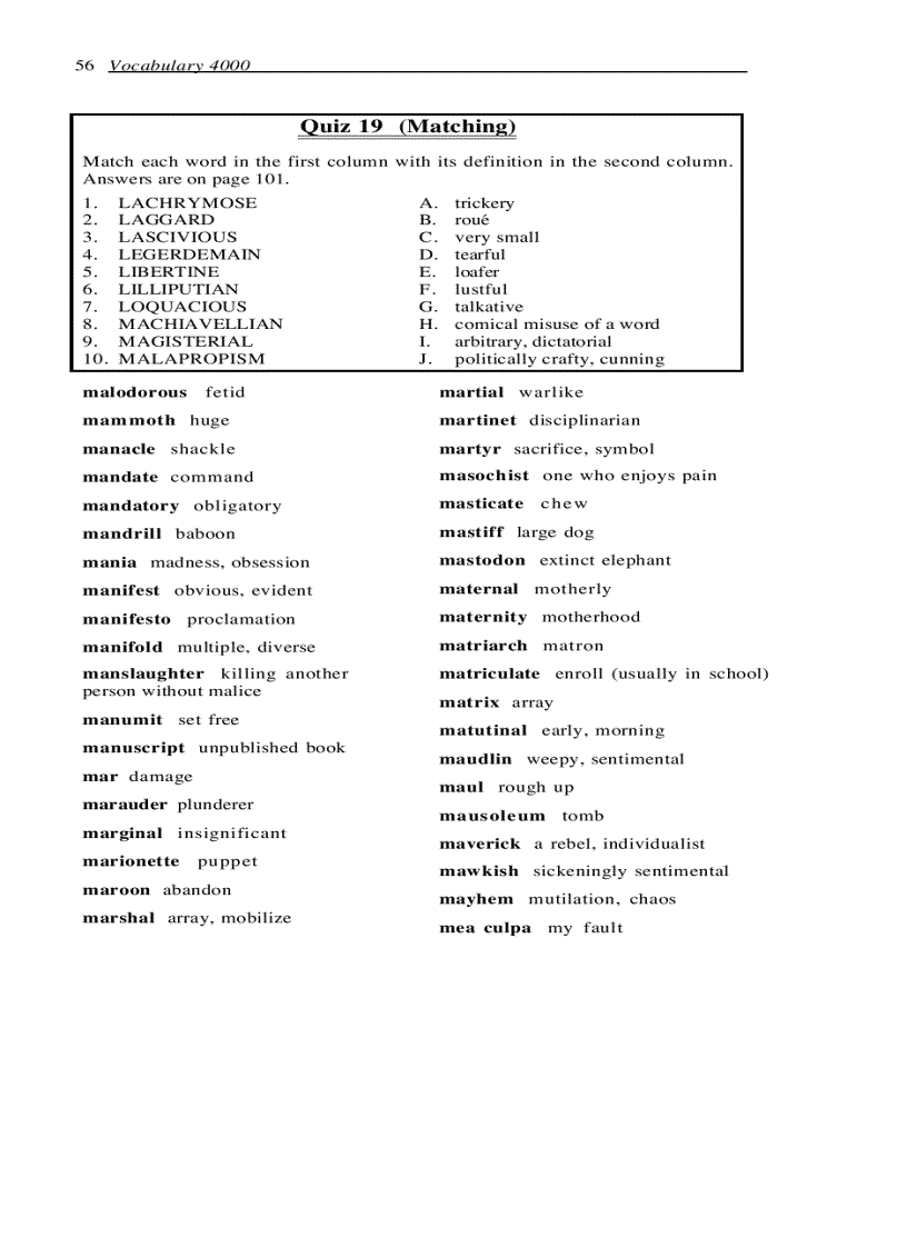 image for page Vocabulary 4000 the 4000 words essential for an ed ucated vocabulary 2