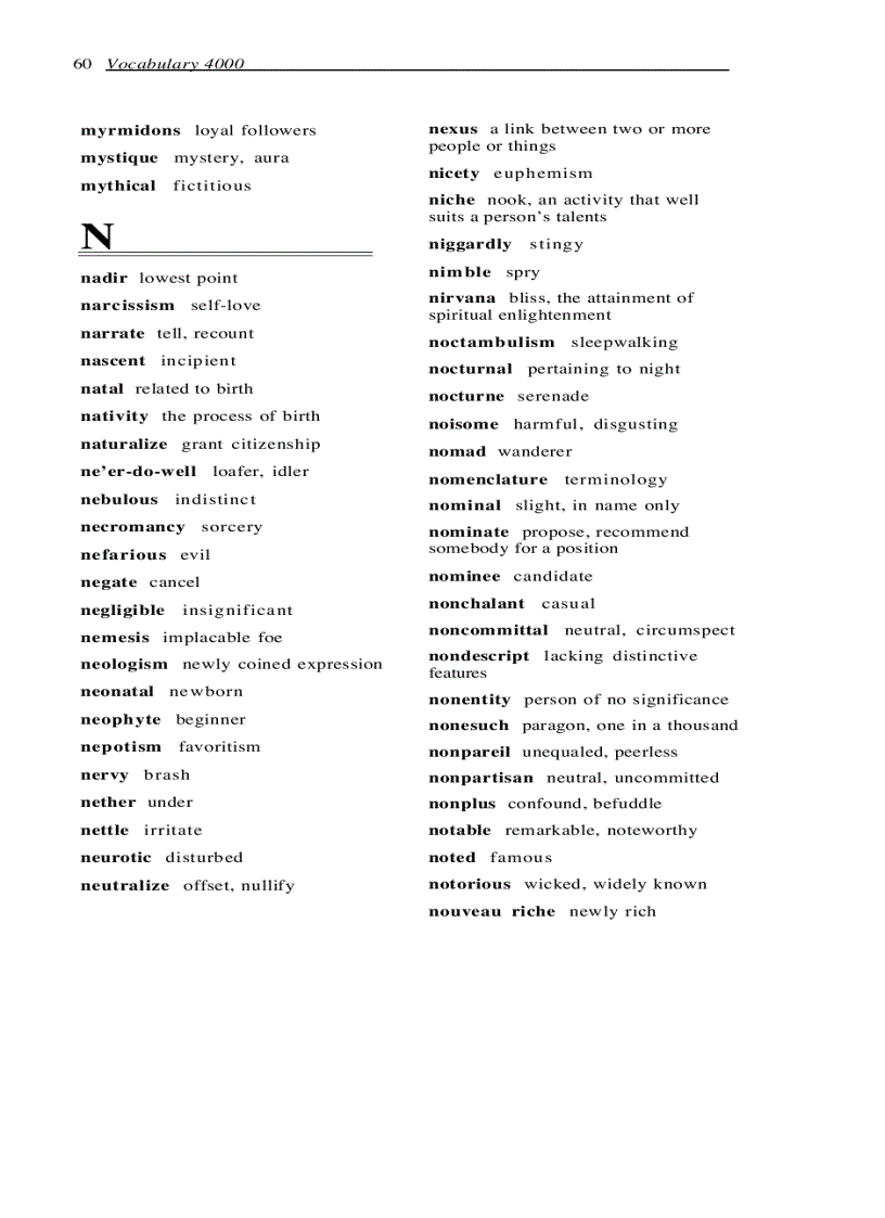 image for page Vocabulary 4000 the 4000 words essential for an ed ucated vocabulary 2