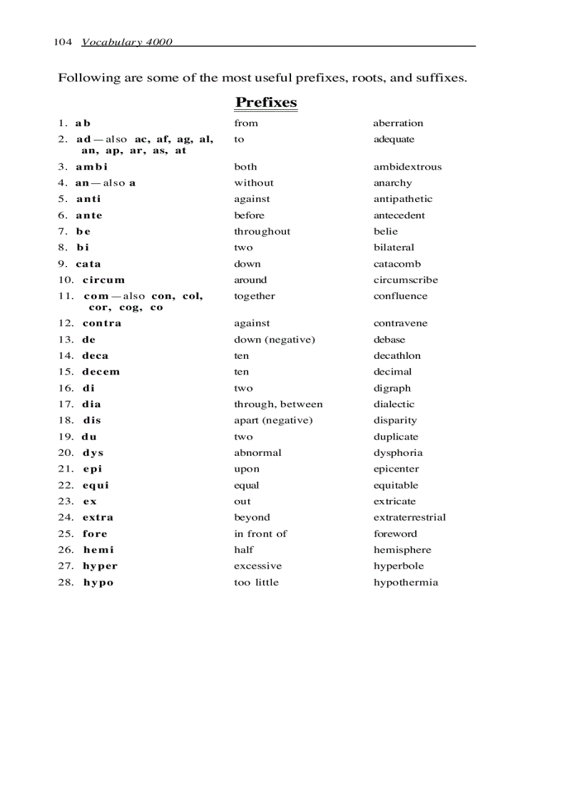 image for page Vocabulary 4000 the 4000 words essential for an ed ucated vocabulary 5