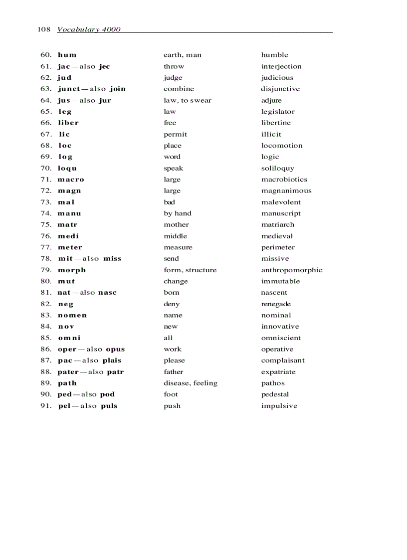 image for page Vocabulary 4000 the 4000 words essential for an ed ucated vocabulary 5
