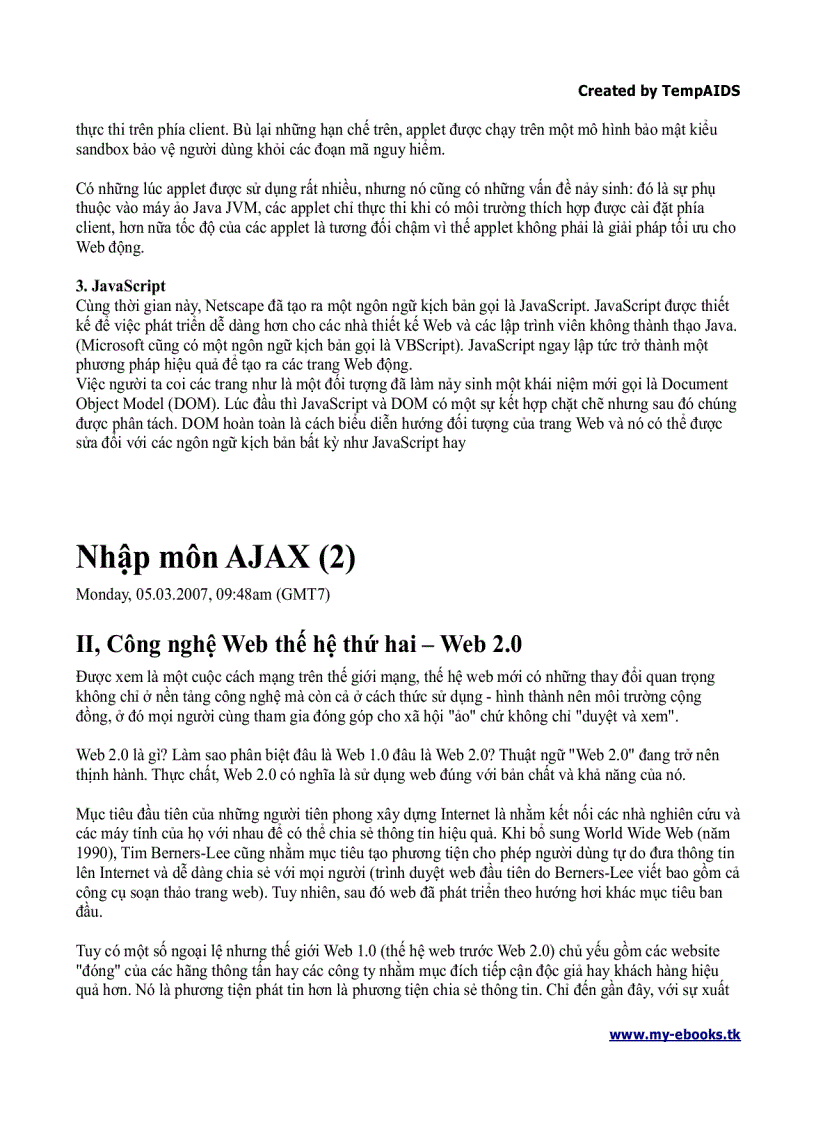 image for page Ebook nhập môn Ajax