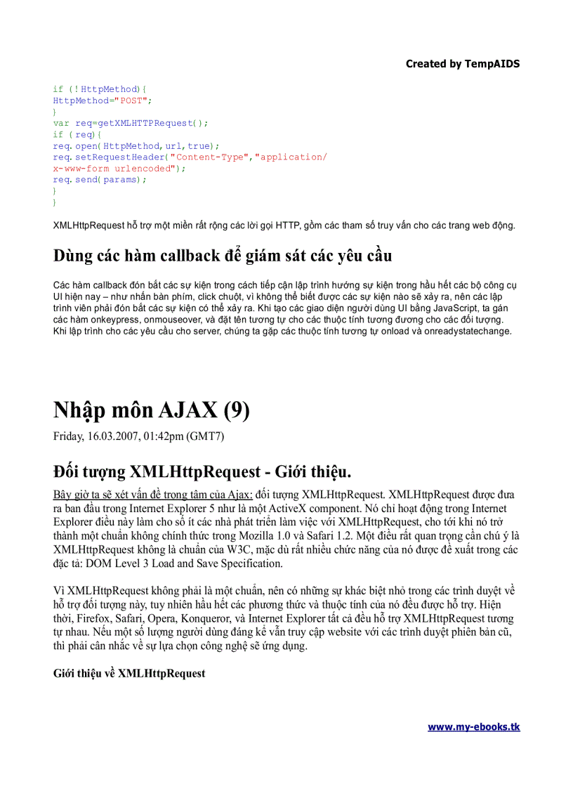 image for page Ebook nhập môn Ajax