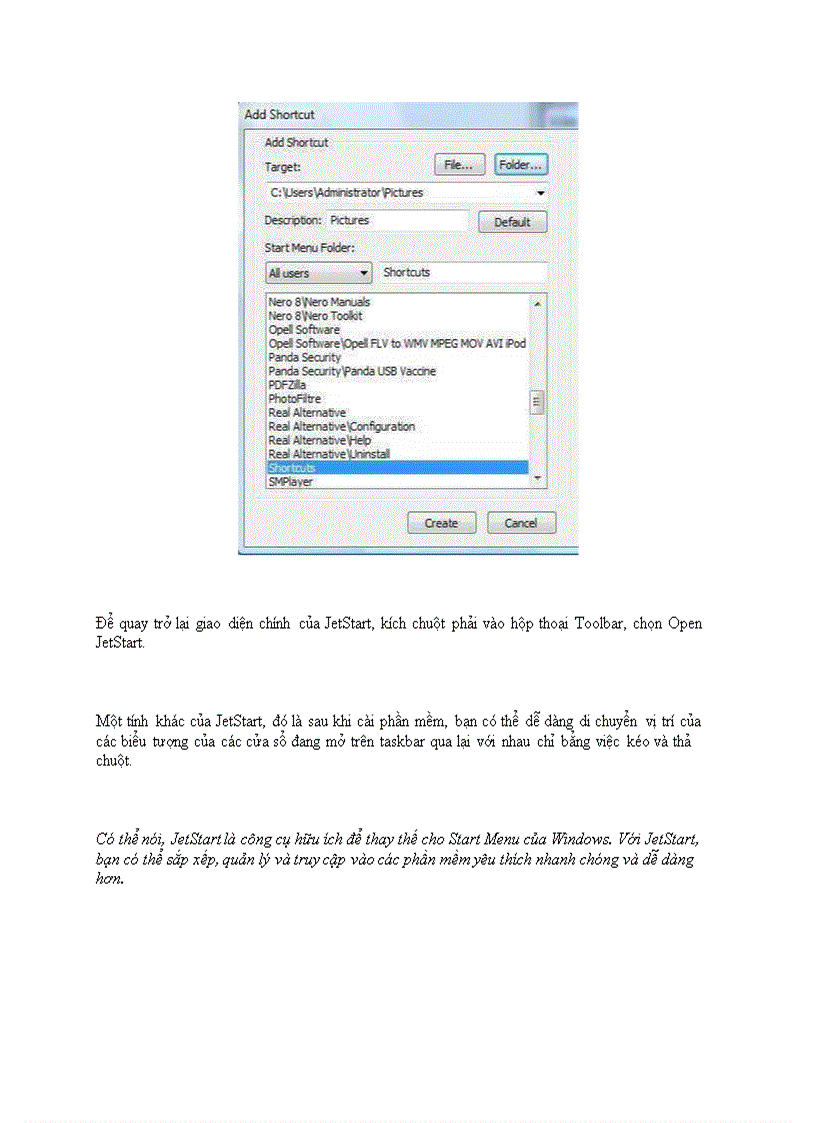 image for page Quản lý và truy cập nhanh các phần mềm đang có trên hệ thống