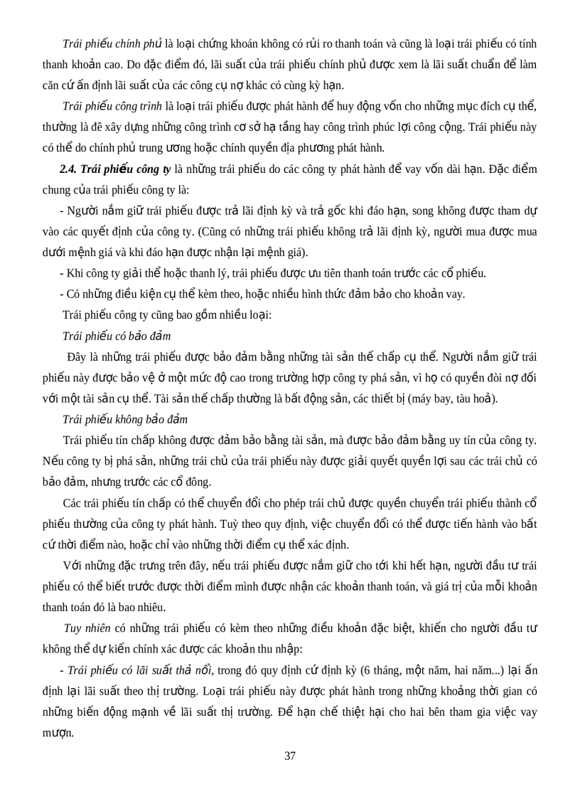 image for page Giáo trình chứng khoán