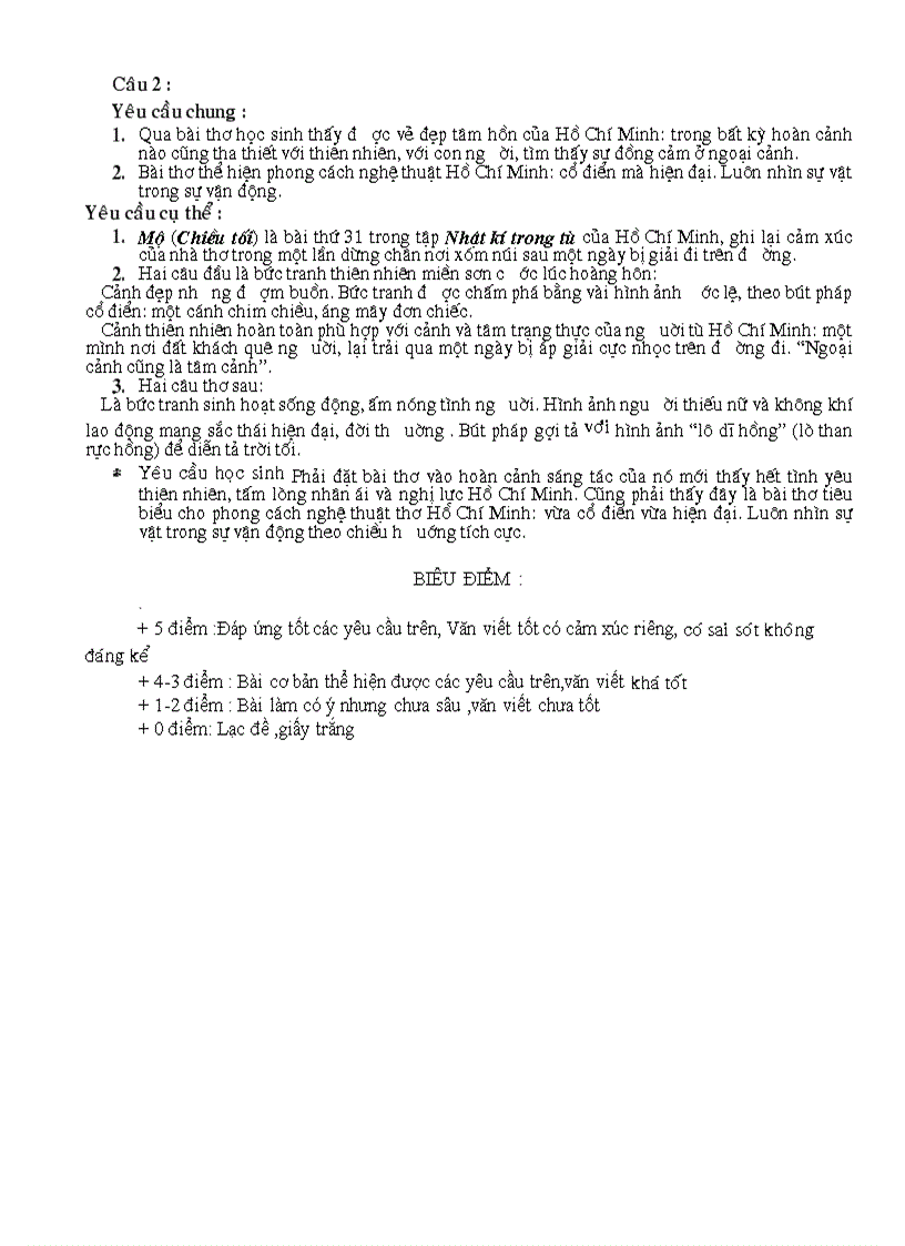 image for page Đề kiểm tra Ngữ Văn 11 HKII 1