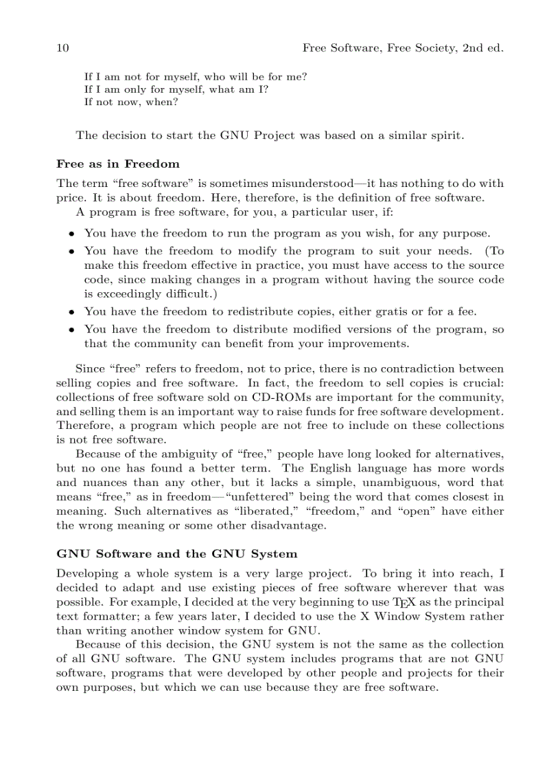 image for page Free Software Free Society