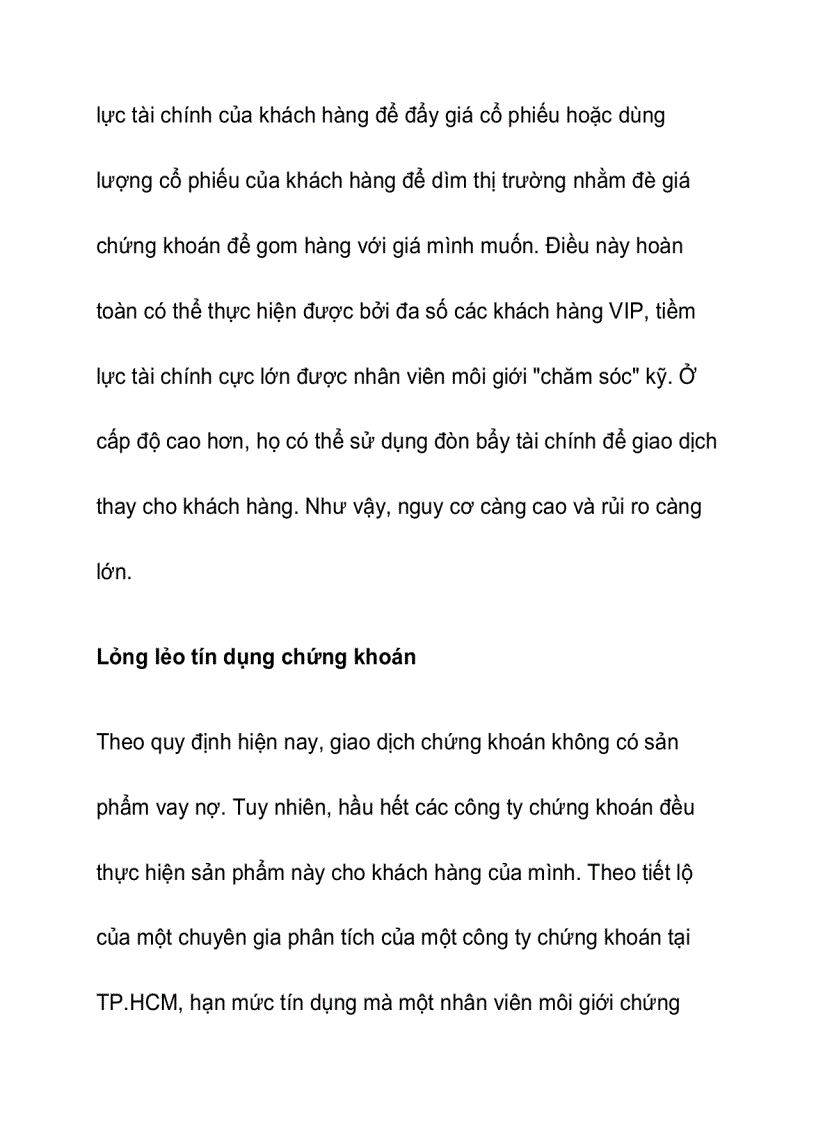 image for page Quả bom nổ chậm trong chứng khoán