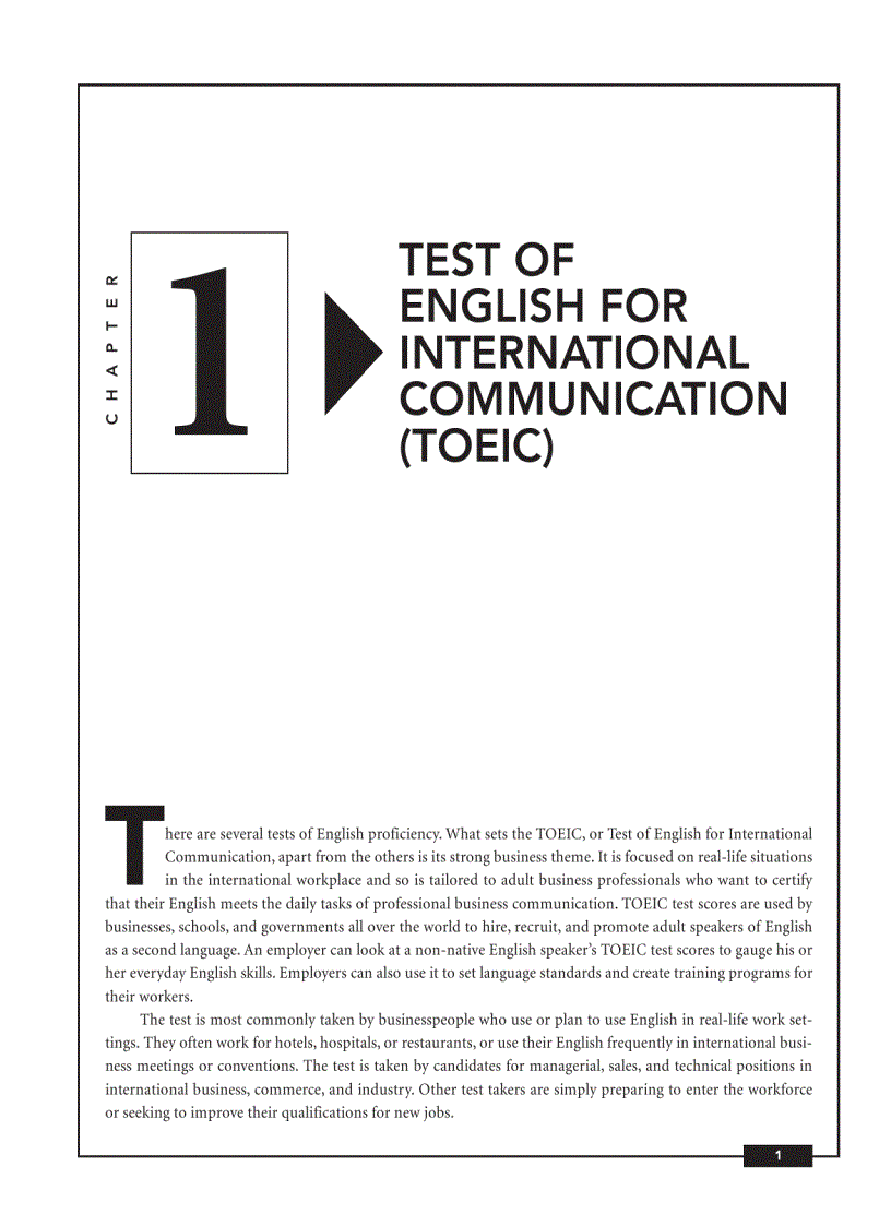image for page TOEIC Test Prep