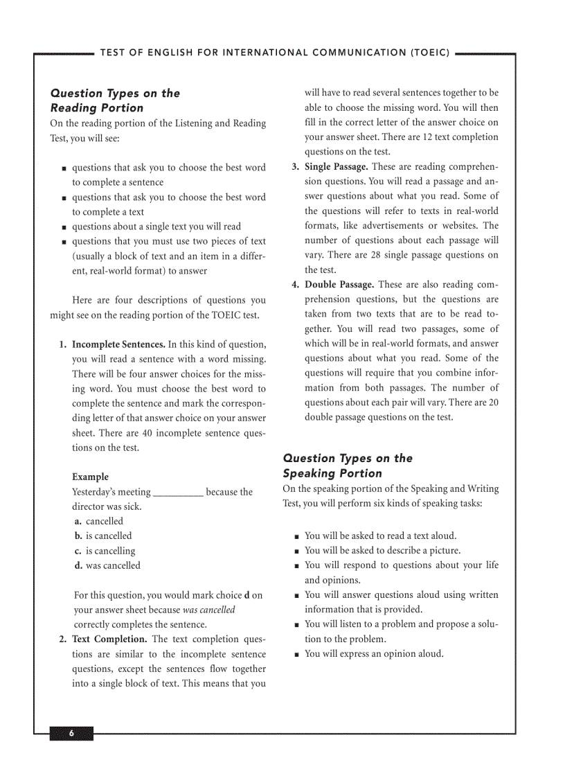 image for page TOEIC Test Prep
