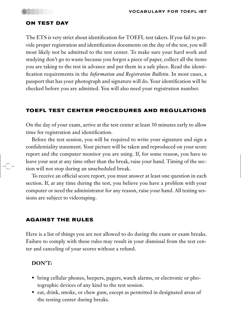 image for page Vocabulary for TOEFL iBT