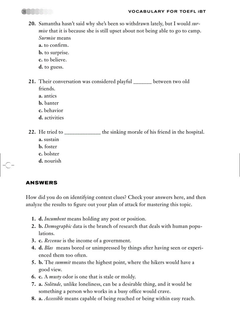 image for page Vocabulary for TOEFL iBT