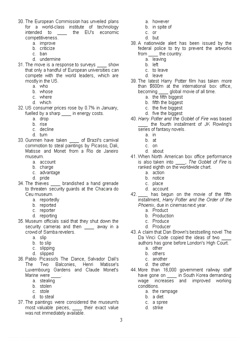 image for page Master part 5 toeic 05