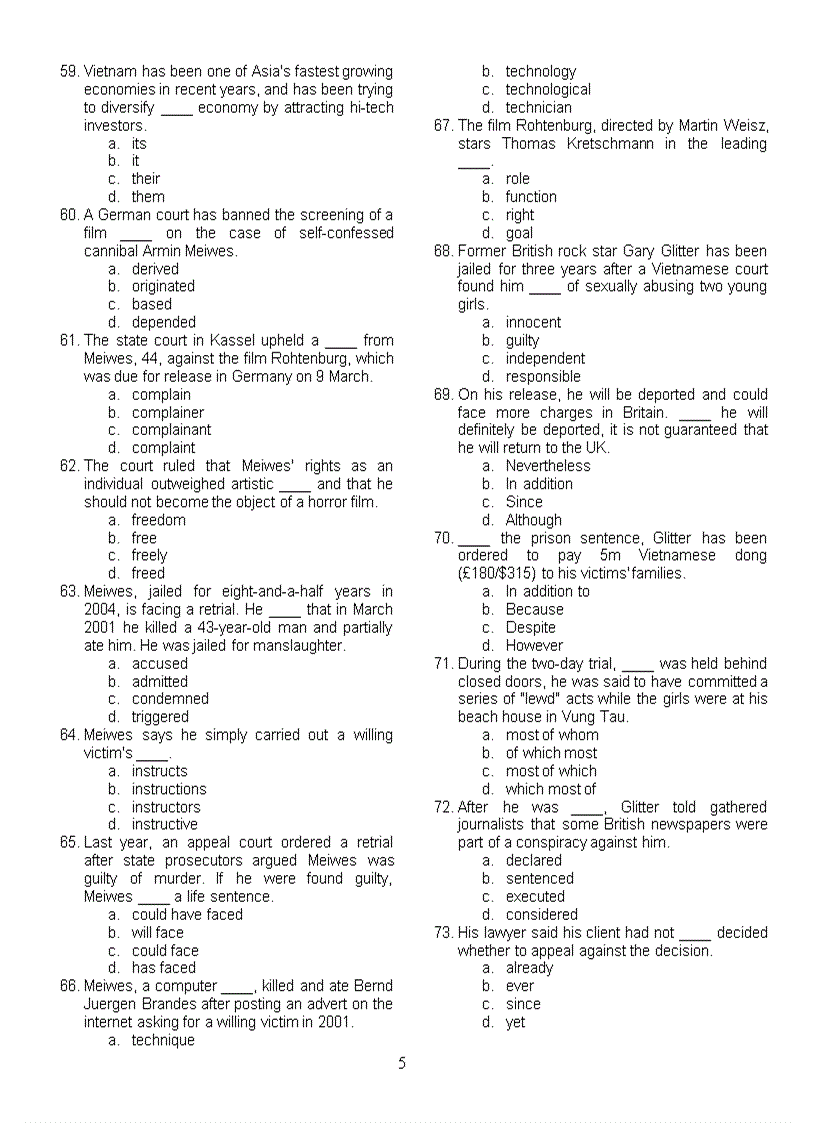 Master part 5 toeic 05