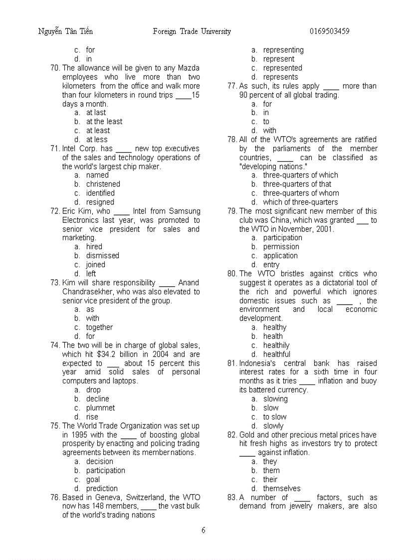 Master part 5 toeic 04