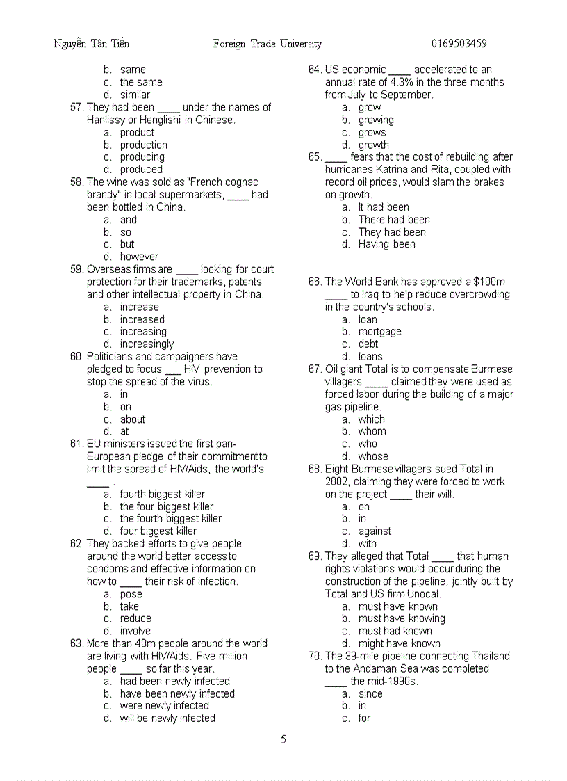 image for page Master part 5 toeic 03