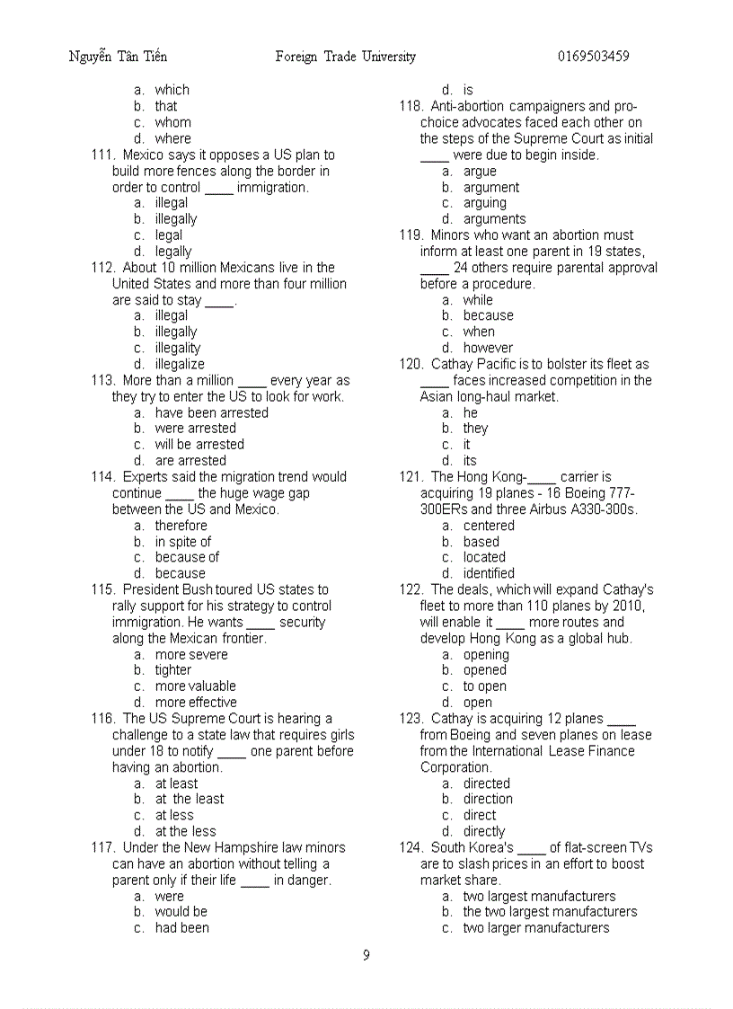 image for page Master part 5 toeic 03