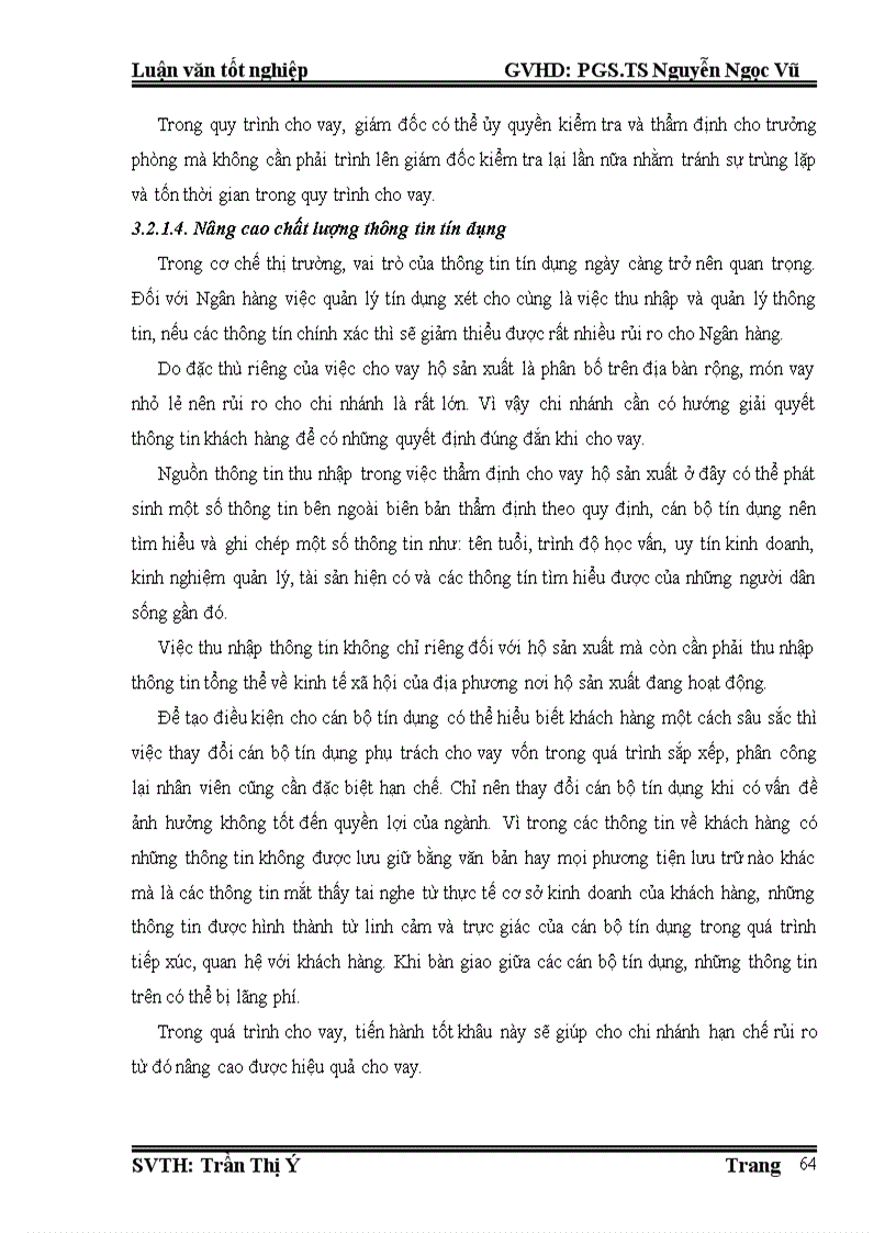 image for page Công tác cho vay đối với hộ sản xuất tại chi nhánh Ngân hàng nông nghiệp và phát triển nông thôn Quyết Thắng Kon Tum thực trạng và giải pháp
