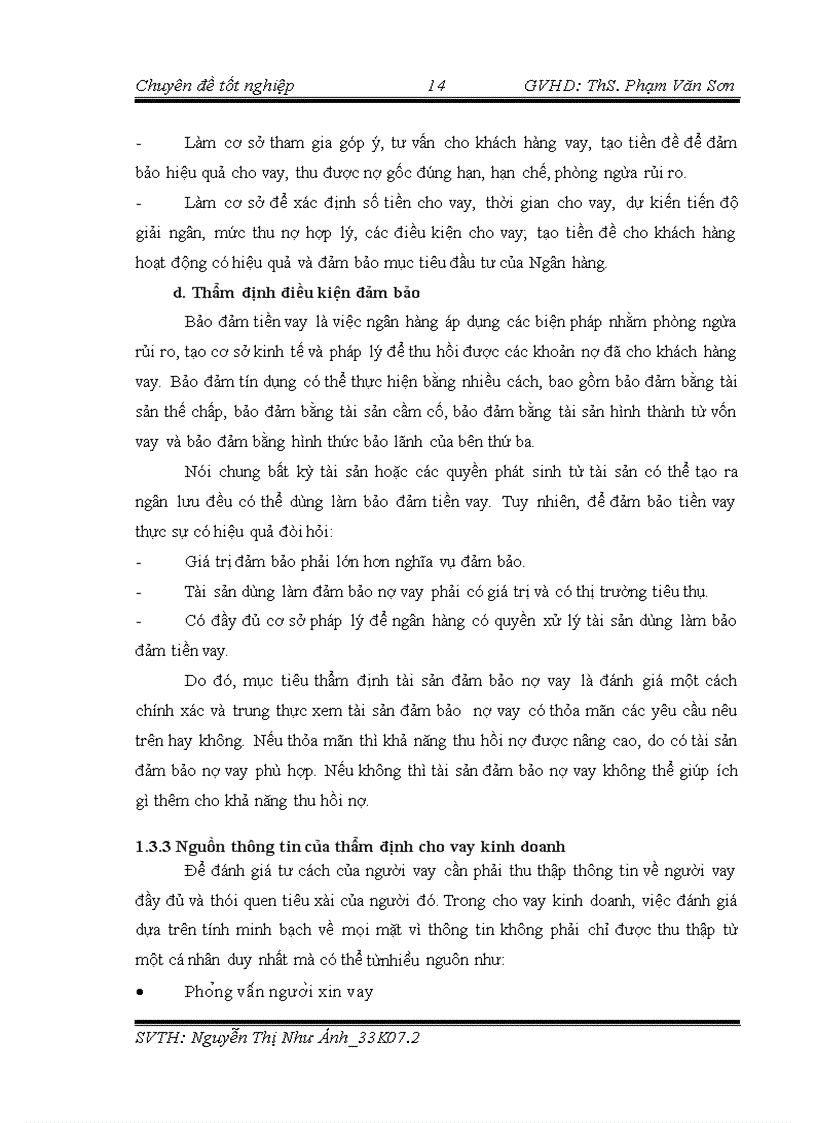 image for page Đánh giá công tác thẩm định tín dụng trong cho vay kinh doanh đối với khách hàng cá nhân tại Ngân hàng thương mại cổ phần Á Châu Chi nhánh Đà Nẵng