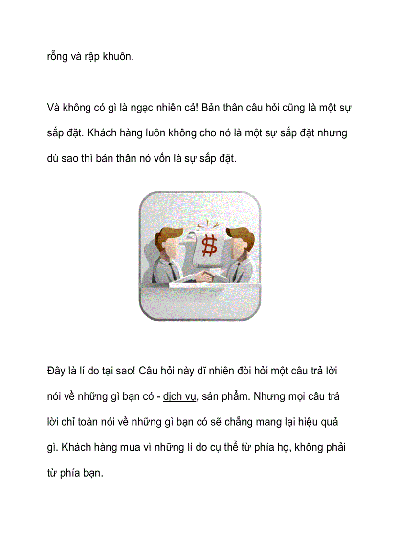 image for page Làm thế nào trả lời câu hỏi bán hàng khó nhất