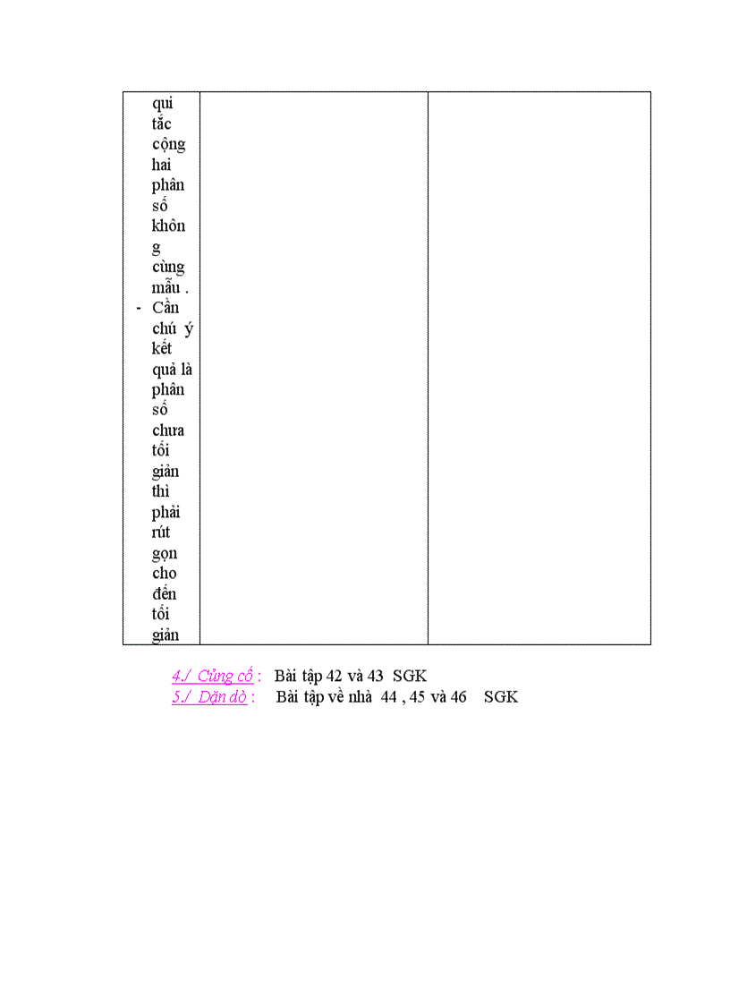 image for page Toán PHÉP CỘNG PHÂN SỐ