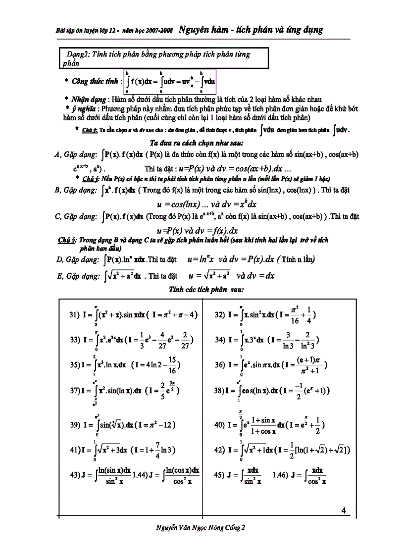 image for page Bài Giảng Nguyên hàm Tích phân Ứng dụng