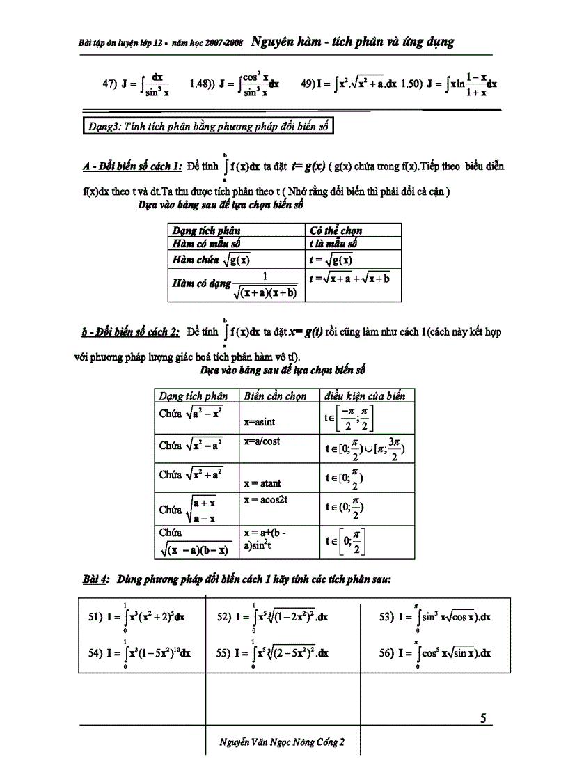 image for page Bài Giảng Nguyên hàm Tích phân Ứng dụng