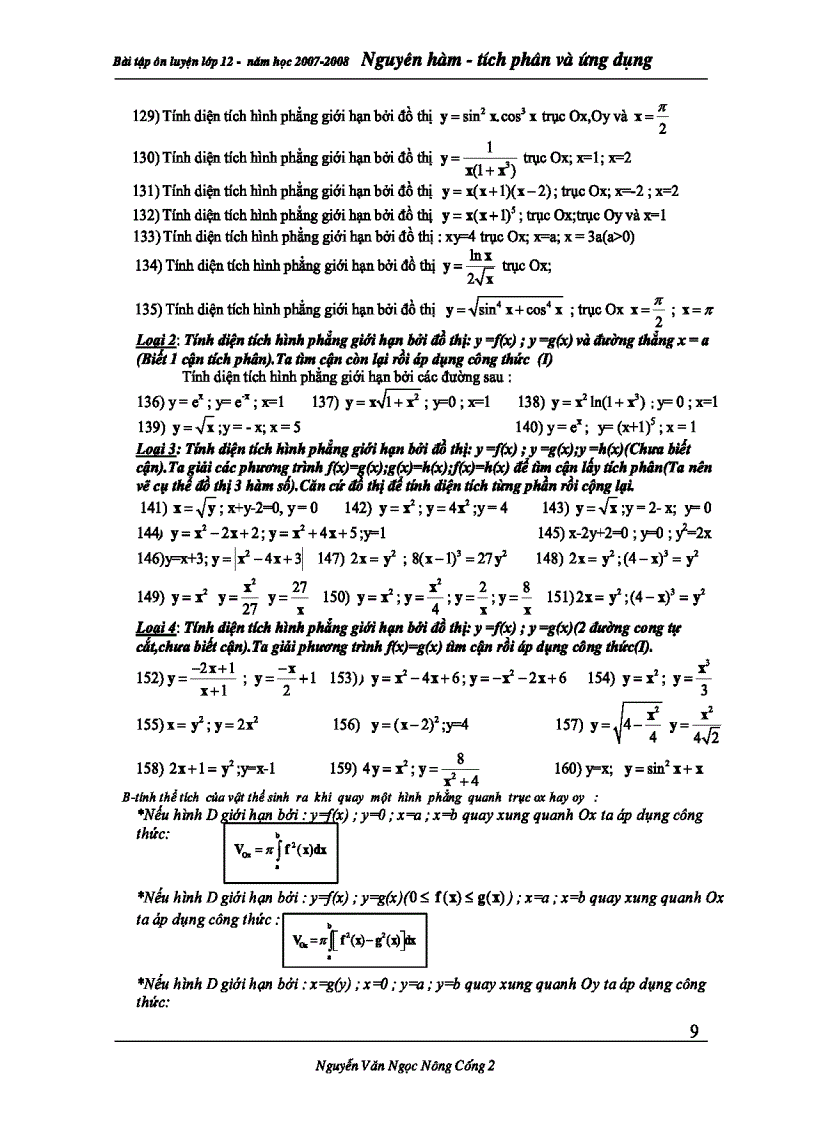 image for page Bài Giảng Nguyên hàm Tích phân Ứng dụng