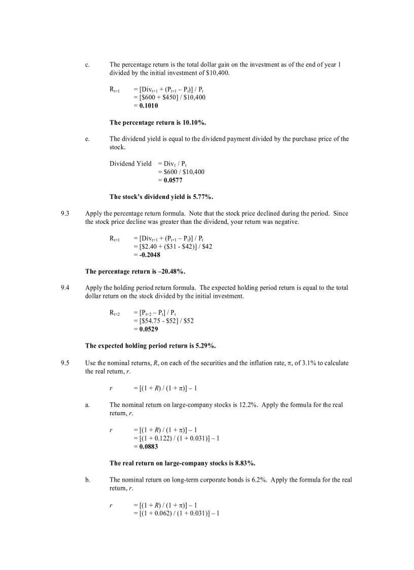 image for page Tài chính doanh nghiệp Bài tập Chapter 9