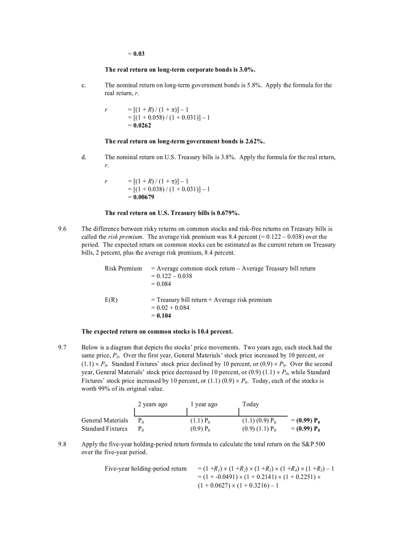 image for page Tài chính doanh nghiệp Bài tập Chapter 9