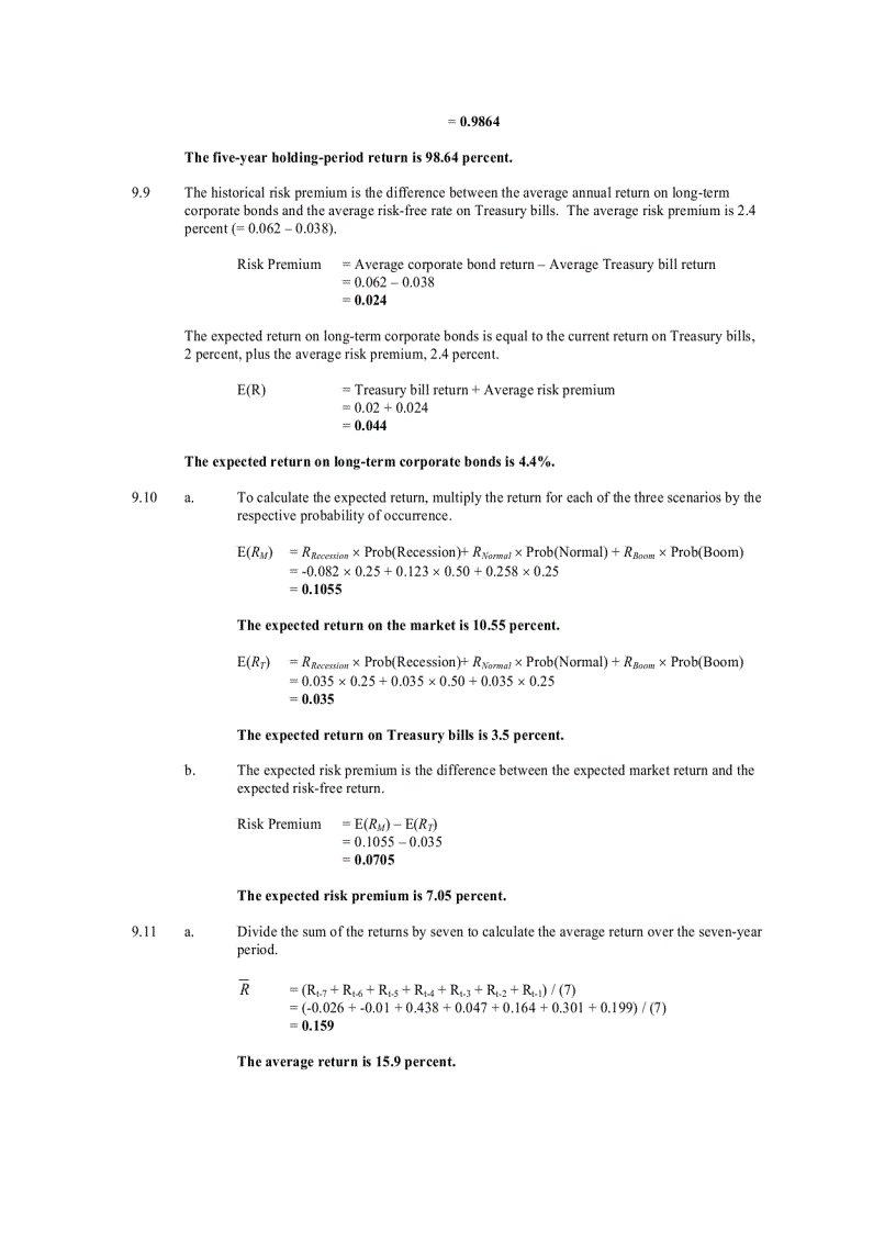 image for page Tài chính doanh nghiệp Bài tập Chapter 9