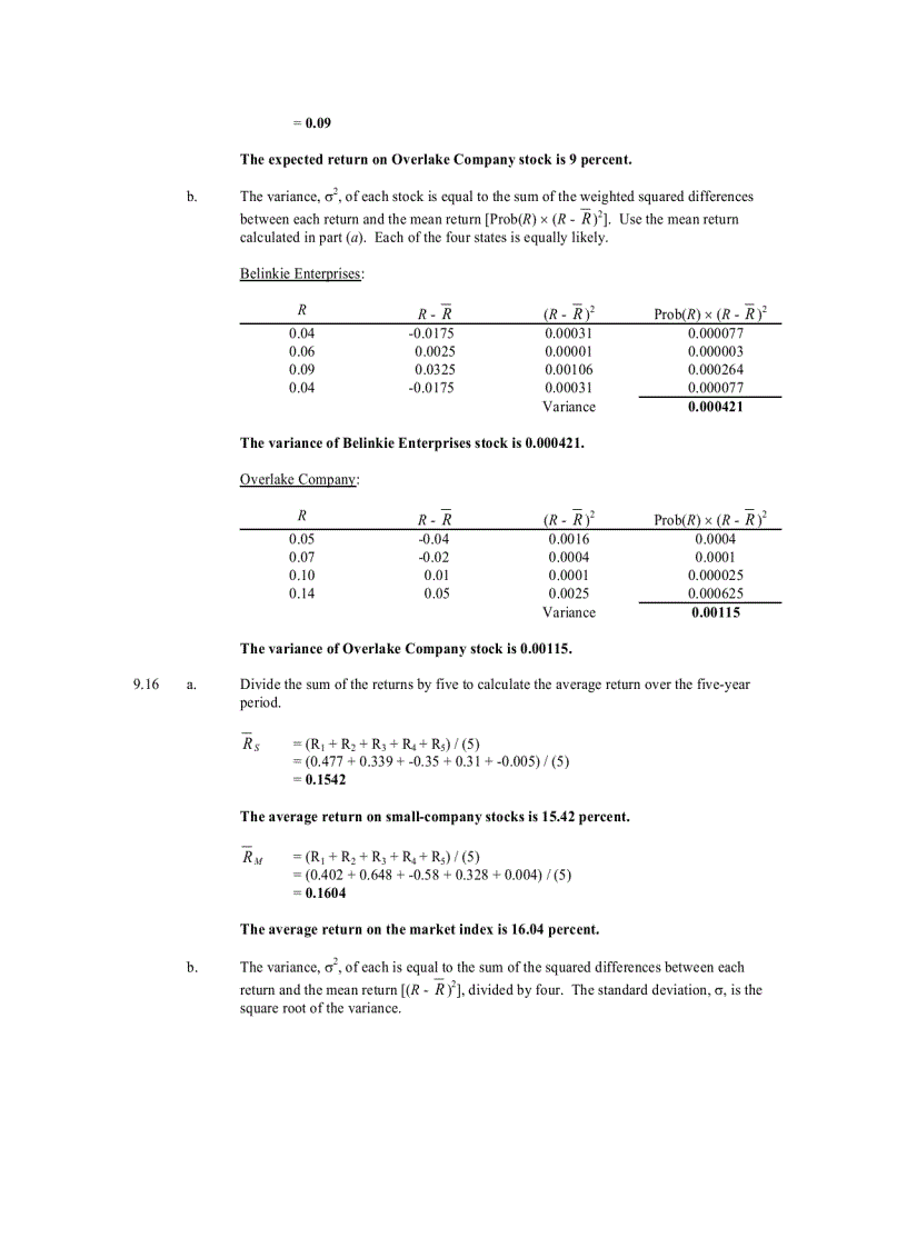 image for page Tài chính doanh nghiệp Bài tập Chapter 9