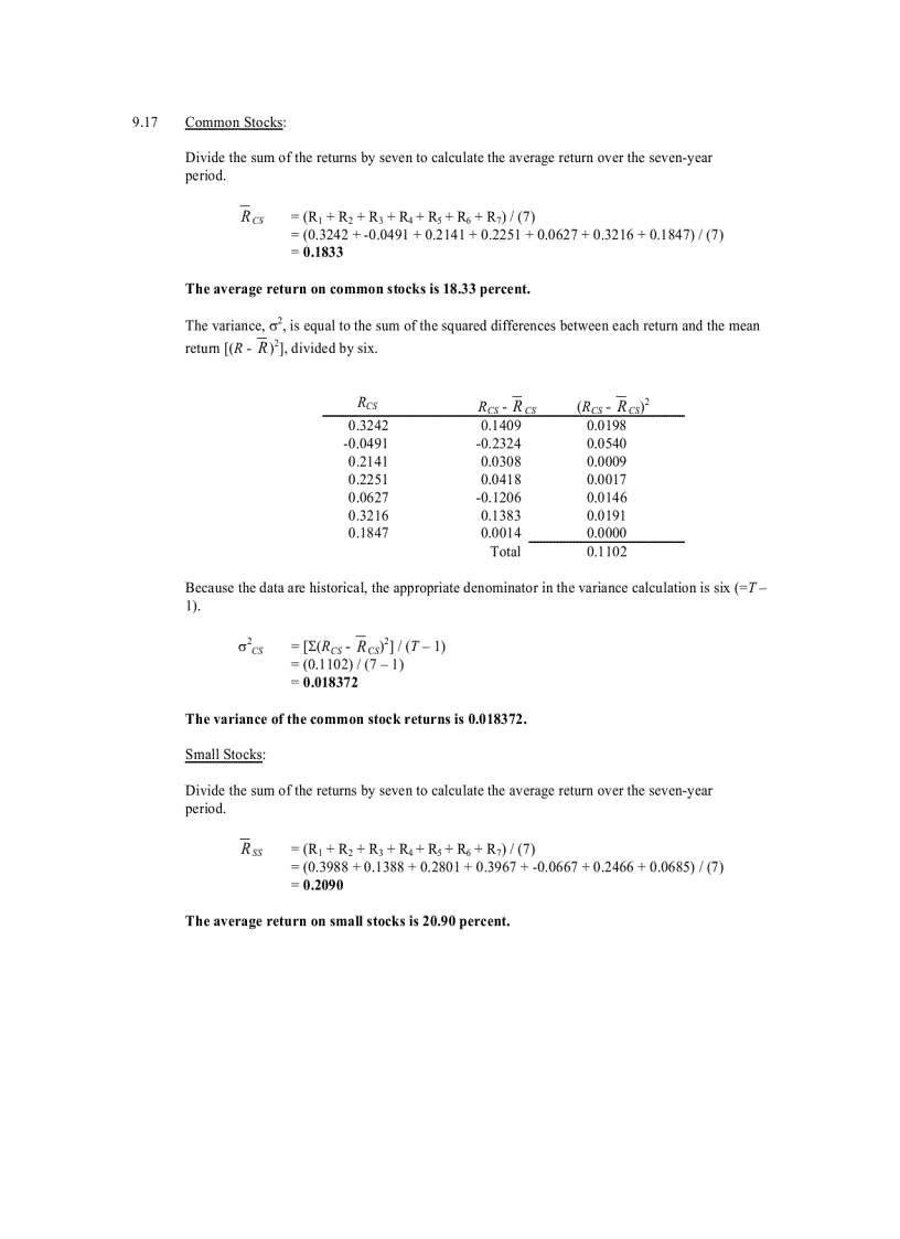 image for page Tài chính doanh nghiệp Bài tập Chapter 9