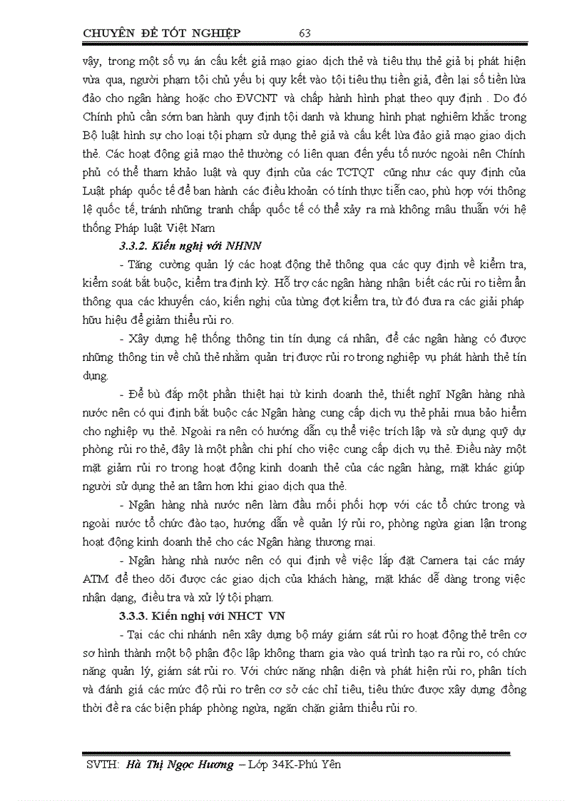 image for page Giải pháp hạn chế rủi ro trong hoạt động kinh doanh thẻ tại ngân hàng thương mại cổ phần Công Thương Việt Nam chi nhánh Phú Yên