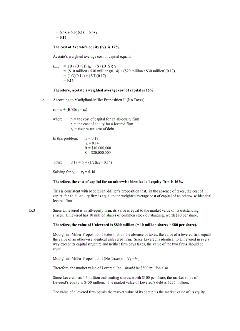 image for page Tài chính doanh nghiệp Bài tập Chapter 15