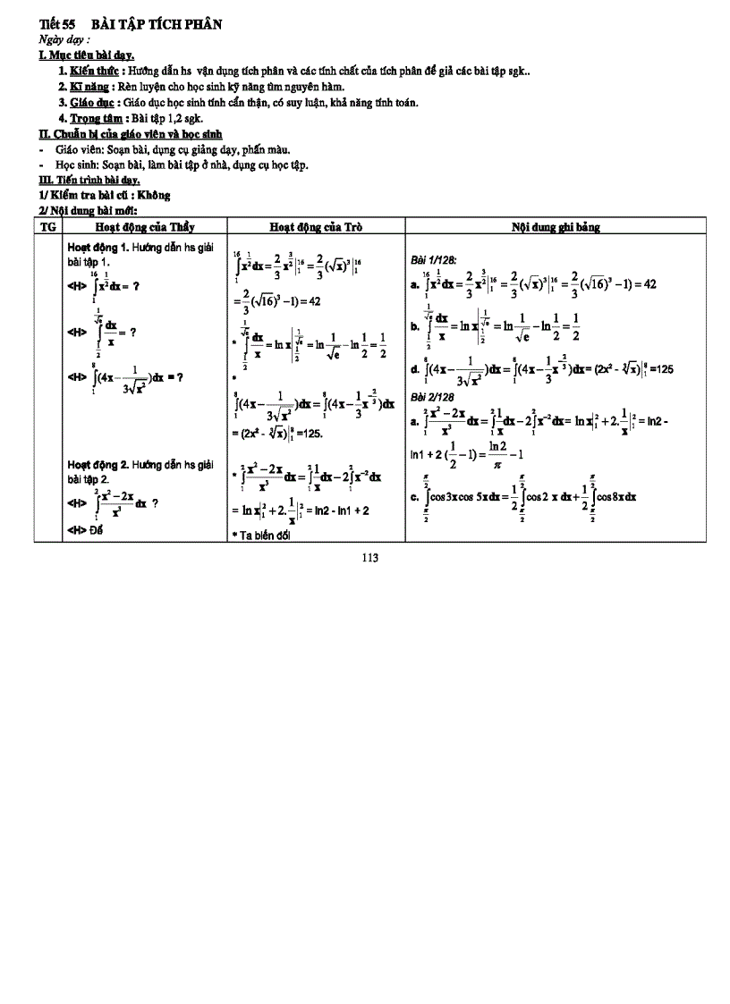image for page Bài tập Tích Phân 12