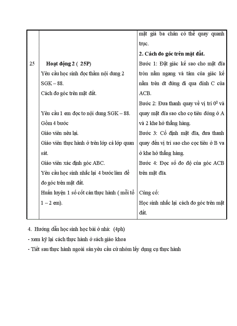 image for page Toán Thực hành đo góc trên mặt đất T1