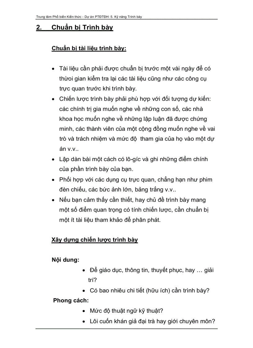 image for page 5 kỹ năng trình bày