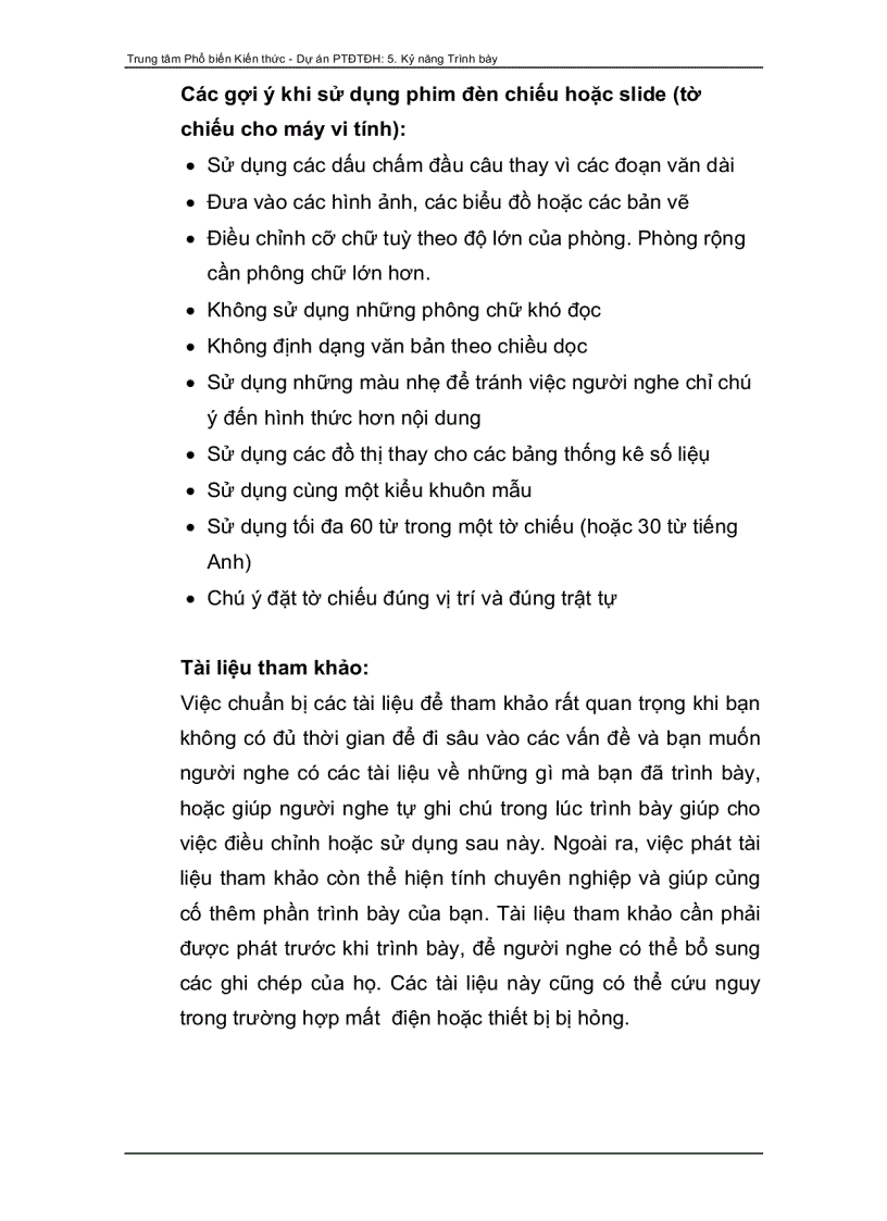 image for page 5 kỹ năng trình bày