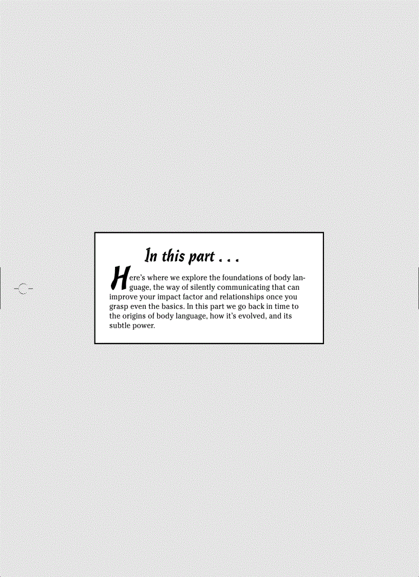 image for page Body Language FOR DUMmIES