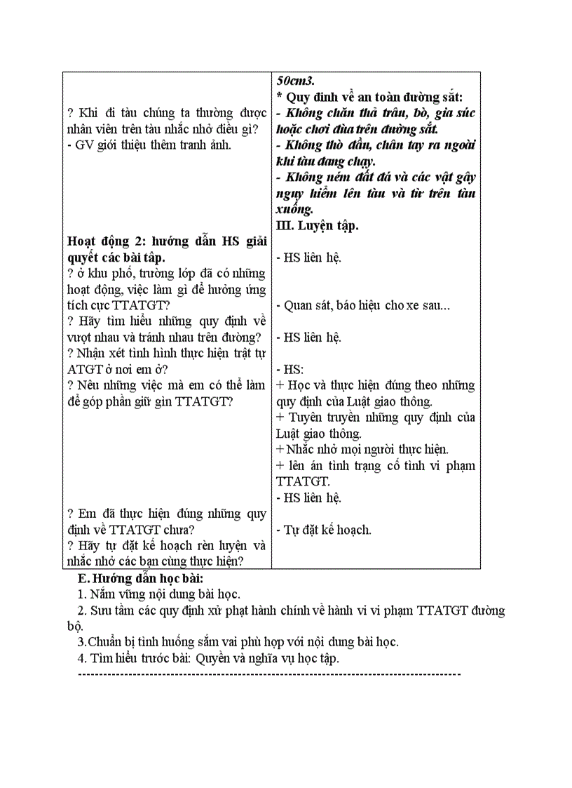 image for page Giáo dục công dân Thực hiện trật tự an toàn giao thông T2