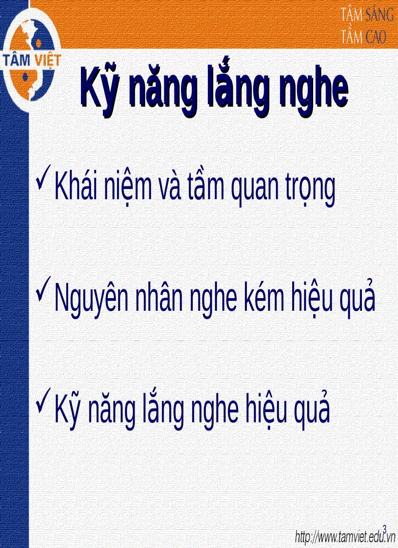 image for page Kỹ năng LẮNG NGHE