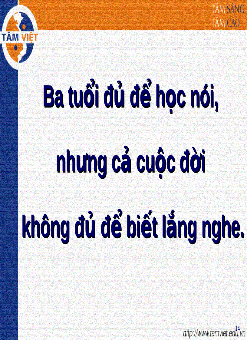 image for page Kỹ năng LẮNG NGHE