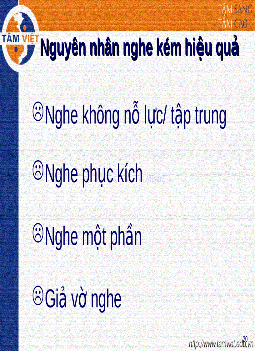 image for page Kỹ năng LẮNG NGHE